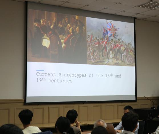 Forum Participants Viewing the Presentation Slides